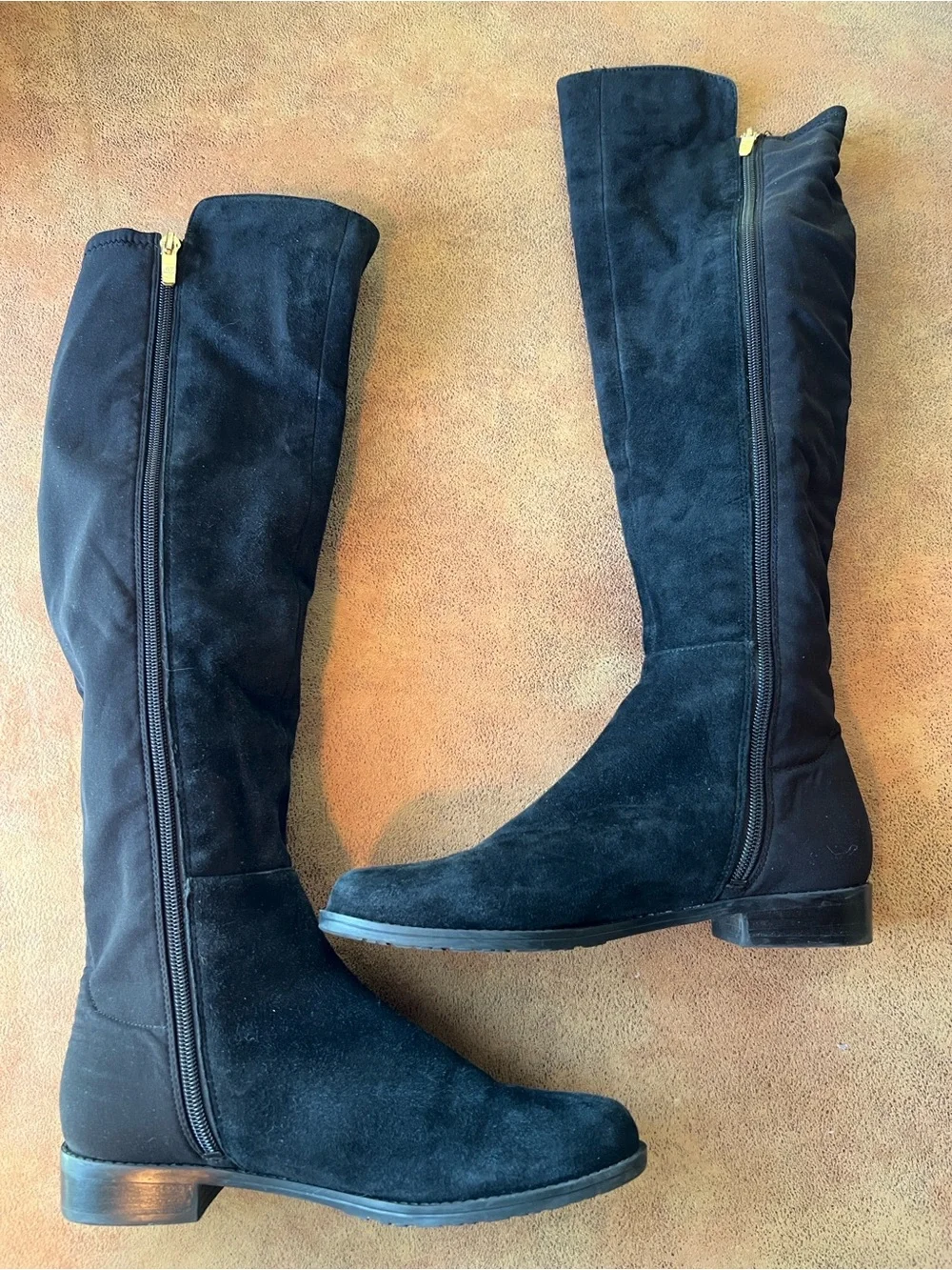 Marc Fisher Black Suede Over-the-Knee Boots size 6.5
